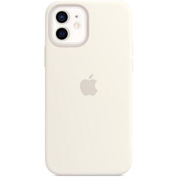 Apple iPhone 12 Mini Silikonový kryt s MagSafe bílý (MHKV3ZM/A)