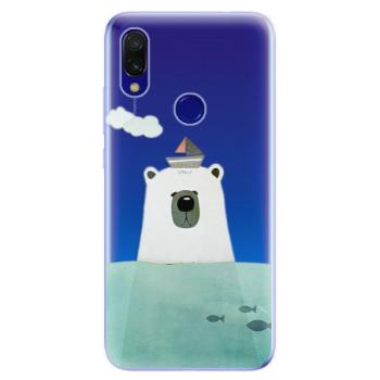 Odolné silikonové pouzdro iSaprio - Bear With Boat - Xiaomi Redmi 7