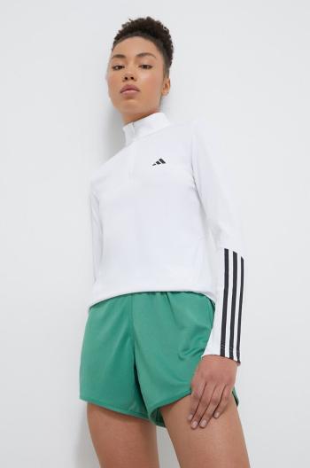 Tréninková mikina adidas Performance Hyperglam bílá barva, s potiskem, IN6840