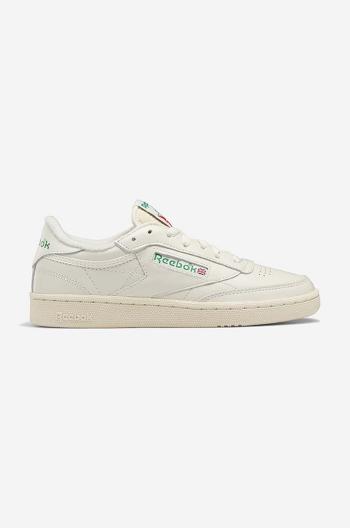 Sneakers boty Reebok Classic Club C 85 Vintage béžová barva, GX3686-cream