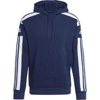 adidas SQ21 SW HOOD Pánská fotbalová mikina, tmavě modrá, velikost