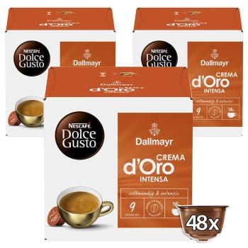 Dallmayr CREMA d‘Oro INTENSA by NESCAFÉ Dolce Gusto - 3× 16 kapslí