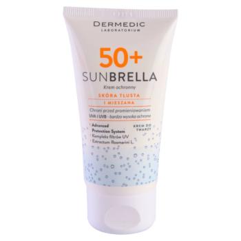 Dermedic Sunbrella ochranný krém pro mastnou a smíšenou pleť SPF 50+ 50 g