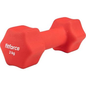 Fitforce FDBN 2 KG Jednoruční činka, červená, velikost 2 KG