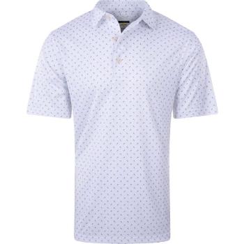 GREGNORMAN ML 75 TEE PRINT POLO Pánské golfové polo tričko, bílá, velikost