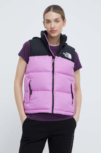 Péřová vesta The North Face 1996 RETRO NUPTSE VEST fialová barva, NF0A3XEPQIX1