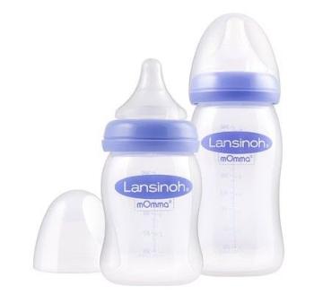 Lansinoh kojenecká láhev Duopack s NaturalWave savičkou 240 ml 2 ks