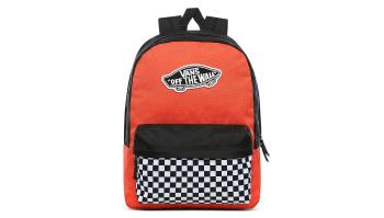 Vans Wm Realm Backpack Paprika/Checkerboard červené VN0A3UI6ZKF