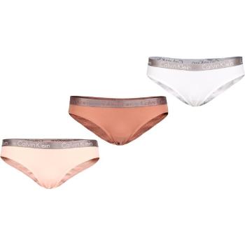 Calvin Klein BIKINI 3PK Dámské kalhotky, hnědá, velikost