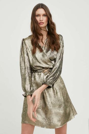 Šaty Answear Lab zlatá barva, mini