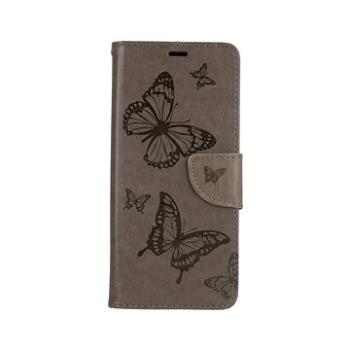 TopQ Samsung A32 5G knížkové Butterfly šedé 63596 (Sun-63596)