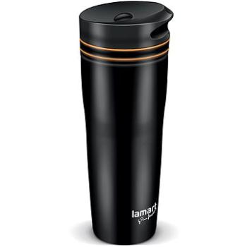 Lamart termohrnek 360ml černo/oranžová MANQ LT4051 (LT4051)