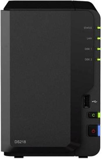 Skříň pro NAS server Synology Diskstation DS218 DS218, přední USB 2.0 konektor