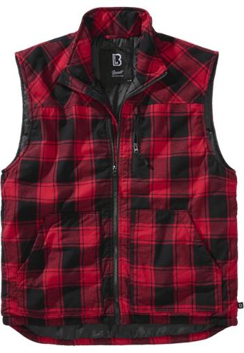 Brandit Lumber Vest red/black - L