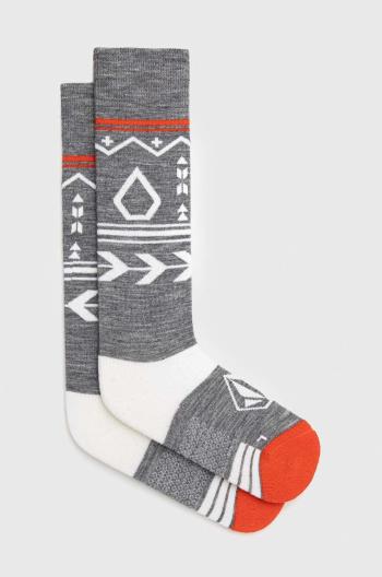Ponožky Volcom dámské, šedá barva