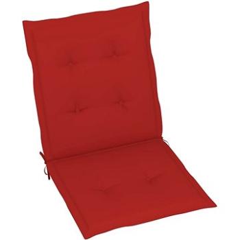 Podušky na zahradní židle 6 ks červené 100 x 50 x 4 cm (314137)