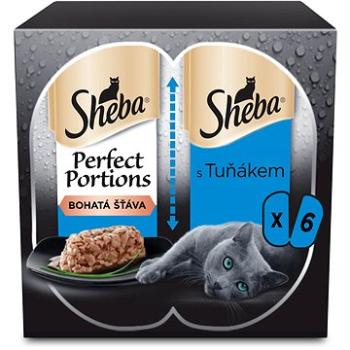 Sheba Perfect Portions s tuňákem pro dospělé kočky 6 × 37,5g (4008429135477)