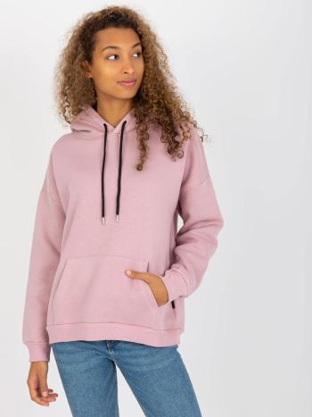 RŮŽOVÁ MIKINA S KAPUCÍ AP-BL-AP-3002.79-DARK PINK Velikost: S