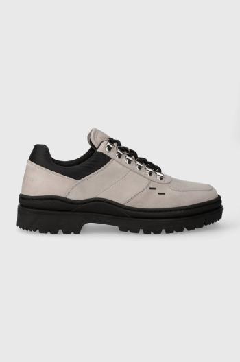 Kožené sneakers boty Filling Pieces Mountain Trail šedá barva, 64328991108