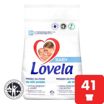 Lovela Baby prášek na praní na bílé prádlo 4,1 kg 41 PD