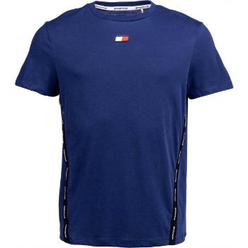 Tommy Hilfiger TAPE TOP Pánské tričko, tmavě modrá, velikost S