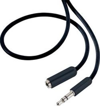 Jack audio prodlužovací kabel SpeaKa Professional SP-7870468, 3.00 m, černá