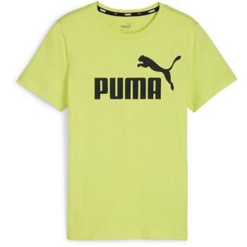 Puma ESSENTIALS LOGO TEE Chlapecké triko, žlutá, velikost