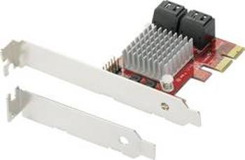 0 + 4 porty kontrolní karta SATA III PCIe Renkforce