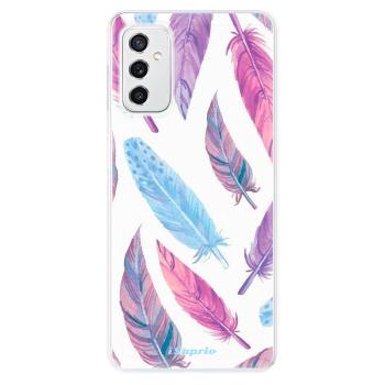 Odolné silikonové pouzdro iSaprio - Feather Pattern 10 - Samsung Galaxy M52 5G