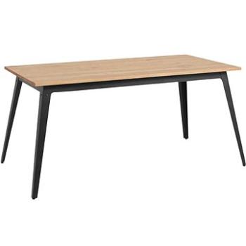 Danish Style Jídelní stůl Milt, 160 cm, borovice / černá (NT00642)