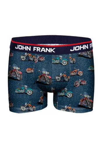 Pánské boxerky John Frank JFBD284 XL Modrá