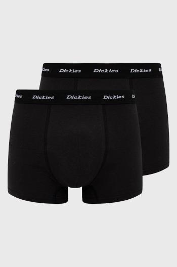 Boxerky Dickies (2-pack) pánské, černá barva, DK0A4XOCBLK-BLACK