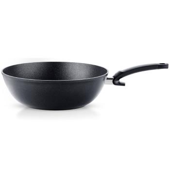 Wok ADAMANT 30 cm, černá, hliník, Fissler