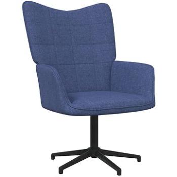 Relaxační židle modrá textil, 327967 (327967)