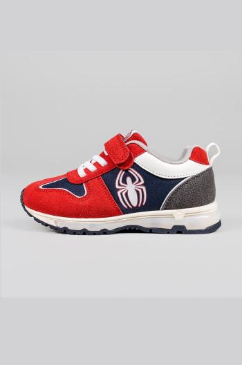Dětské sneakers boty zippy červená barva