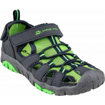 ALPINE PRO EAKY Dětská letní obuv, světle zelená, velikost 33