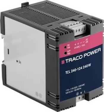 Zdroj na DIN lištu TracoPower TCL 240-124, 24 V/DC, 10 A