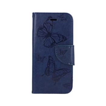 TopQ iPhone SE 2020 knížkové Butterfly modré tmavé 62459 (Sun-62459)