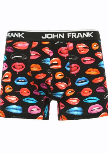 Pánské boxerky John Frank JFBD323 M Černá