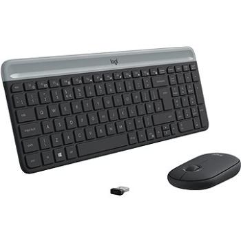 Logitech Slim Wireless Combo MK470 Graphite - US INTL (920-009204)