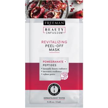 Freeman Beauty Infusion Pomegranate + Peptides revitalizační slupovací pleťová maska 15 ml
