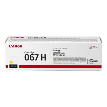 CANON 067 Y - originální toner, žlutý, 2350 stran