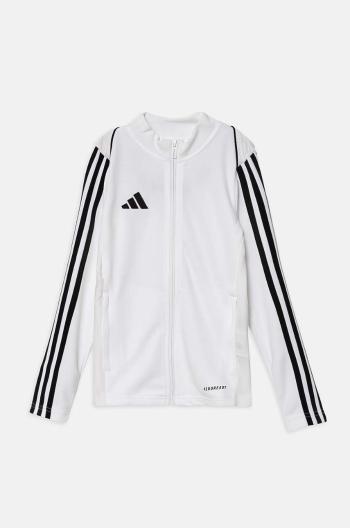 Dětská mikina adidas Performance TIRO23L TRKTY bílá barva, s aplikací, HS3524