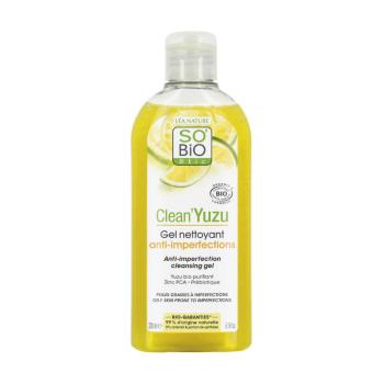 Gel čisticí proti nedokonalostem pleti Clean Yuzu 200 ml BIO   SO’BiO étic