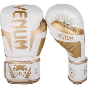 Venum ELITE BOXING GLOVES Boxerské rukavice, béžová, velikost 10