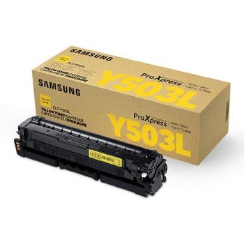 SAMSUNG CLT-Y503L - originální toner, žlutý, 5000 stran