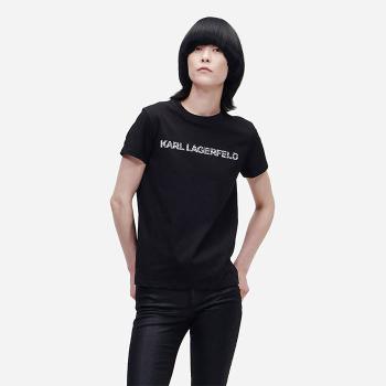 Karl Lagerfeld Elongated Zebra Logo T-Shirt 221W1725 999