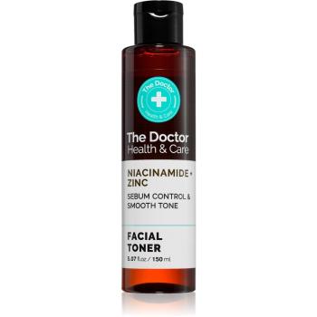 The Doctor Niacinamide + Zinc Sebum Control & Smooth Tone čisticí a matující tonikum 150 ml