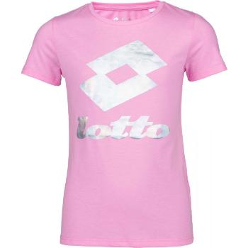 Lotto SMART G TEE JS Dívčí tričko, růžová, velikost L