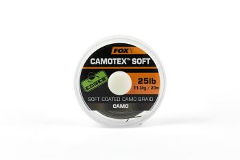 Fox Ztužená šňůrka Camotex Soft Camo 20m - 25lb